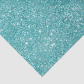 Blauwgroen glitter Sparkles Tissuepapier (Detail)
