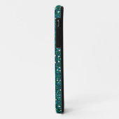 blauwgroen glitterifoon 5 hoesje (Achterkant/links)