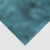 Blauwgroen Glitz Glitter Glam Tissuepapier (Detail)