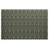 Blauwgroen Gold- en zwart art-deco Stof (Fat Quarter)