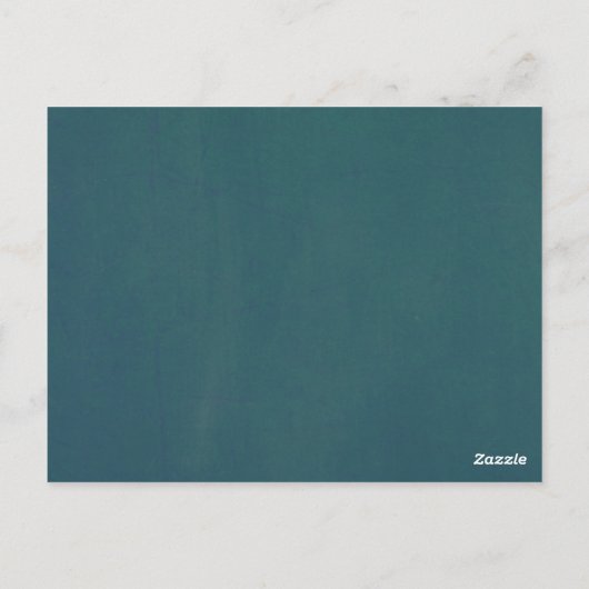 Blauwgroen Gold Glitter String Lights Quinceañera  Briefkaart (Achterkant)