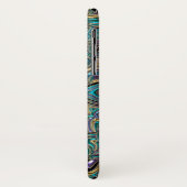 Blauwgroen Gold Paars Mandala Monogram iPhone X Ho Case-Mate iPhone Case (Achterkant/links)