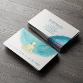 Blauwgroen Gold Waterverf YOGA Instructor Loyalty 