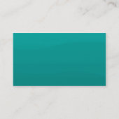 Blauwgroen golf - zakelijk visitekaartje (Achterkant)