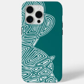 Blauwgroen golven Case-Mate iPhone case (Achterkant)