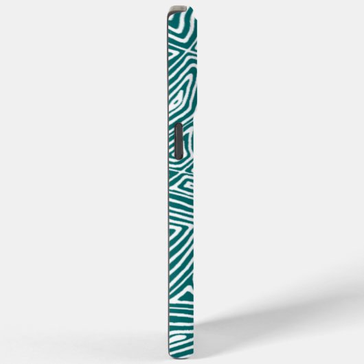 Blauwgroen golven Case-Mate iPhone case (Achterkant / Rechts)