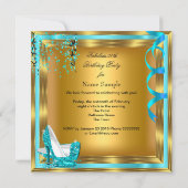 Blauwgroen goudkoorts op hoge hoogte van Fabulair  Kaart (Achterkant)