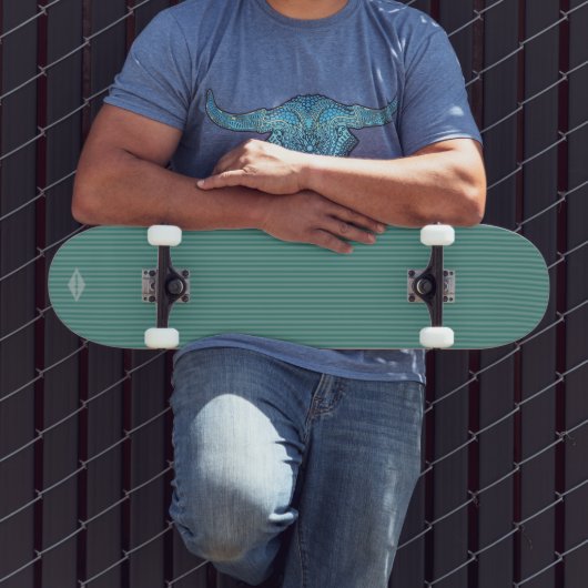 Blauwgroen gradiënt HAMbWG-skateboard Persoonlijk Skateboard (Buiten 3)
