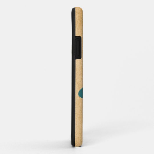 Blauwgroen  Gramophone BT iPhone 5 Hoesje (Achterkant/rechts)