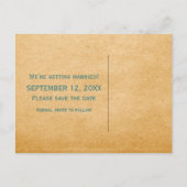 Blauwgroen  Gramophone sparen het Briefkaart van d (Achterkant)