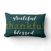 Blauwgroen grateful Thankful Blessed Typography Pi