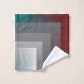 blauwgroen grauwe Bourgogne Bad Handdoek (Wasdoekje)