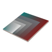 blauwgroen grauwe Bourgogne Tegeltje (Zijkant)