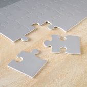 blauwgroen grauwe golven legpuzzel (Zijkant)