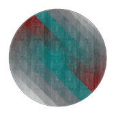 blauwgroen grauwe strepen van burgundy snijplank (Voorkant)