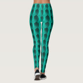 Blauwgroen Green Dragon Scale Cosplay Leggings (Achterkant)