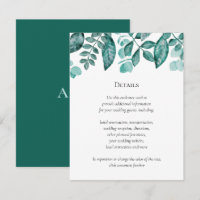 Blauwgroen Greenery Details Wedding Overige inform