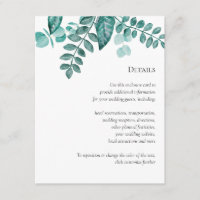 Blauwgroen Greenery Details Wedding Overige inform
