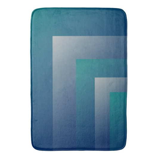 Blauwgroen grijs badmat (Voorkant Verticaal)