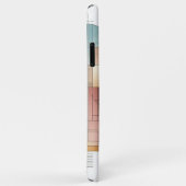 Blauwgroen grijs blauw beige roest rood Abstract k Case-Mate iPhone Case (Achterkant/rechts)