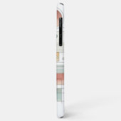 Blauwgroen grijs blauw beige roest rood Abstract k Case-Mate iPhone Case (Achterkant/links)