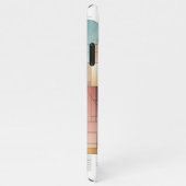 Blauwgroen grijs blauw beige roest rood Abstract k iPhone Hoesje (Rechterkant)