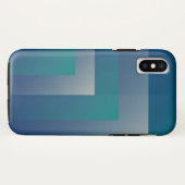 Blauwgroen grijs Case-Mate iPhone case (Achterkant (horizontaal))