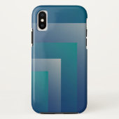 Blauwgroen grijs Case-Mate iPhone case (Achterkant)