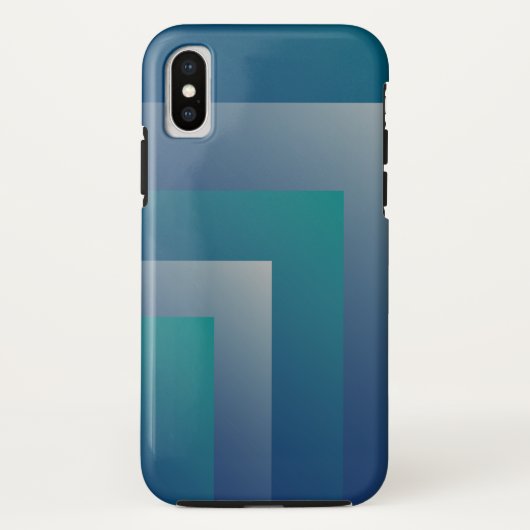 Blauwgroen grijs Case-Mate iPhone case (Achterkant)
