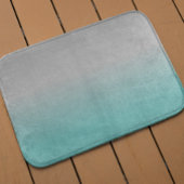 Blauwgroen grijs ombre-ventilator badmat