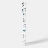 blauwgroen grijs team sportkleuren voetballen Case-Mate iPhone case (Achterkant / Links)