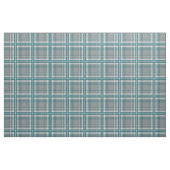 blauwgroen grijs-witte plaid stof (Fat Quarter)