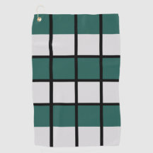 Blauwgroen grijs zwart geruit patroon