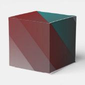 blauwgroen grijze driehoek bedankdoosjes (Achterkant)