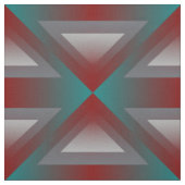 blauwgroen grijze driehoek stof (Swatch)