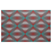 blauwgroen grijze driehoek stof (Fat Quarter)