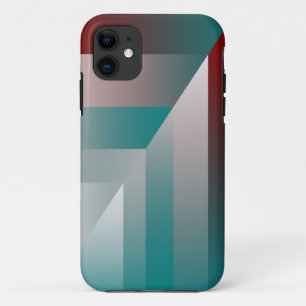 blauwgroen grijze driehoeken met gebarentaal Case-Mate iPhone case