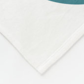 blauwgroen grijze volleyballen meisjes sportkamer  fleece deken (Hoek)