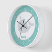 Blauwgroen grijze walvis Baby Nursery Nautical Kin (Hoek)