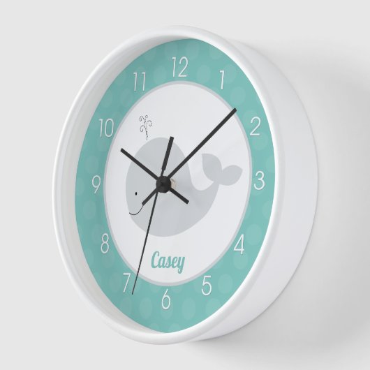 Blauwgroen grijze walvis Baby Nursery Nautical Kin (Hoek)