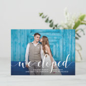 Blauwgroen grillen | We hebben de fotoaankondiging Aankondiging (Staand voorkant)