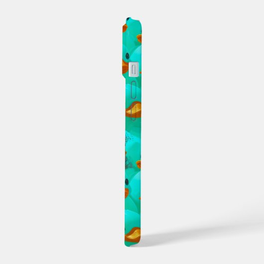 Blauwgroen groen 4x4 duckie kleurrijk hoesje. iPhone 15 case (Linkerkant)