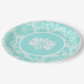 Blauwgroen groen, blauw  bord voor dampafdruk op p (Gekanteld)