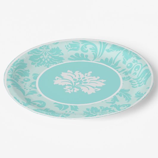 Blauwgroen groen, blauw bord voor dampafdruk op p (Gekanteld)