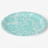 Blauwgroen groen, blauw  bord voor dampafdruk op p (Gekanteld)