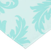 Blauwgroen groen, blauw , kleurdruktablecloge tafelkleed (Gekanteld)