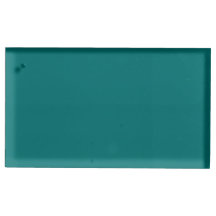 Blauwgroen Groen Blok Gekleurd - Tafelkaarthouder