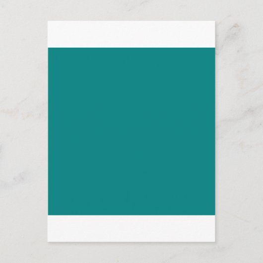 Blauwgroen groen briefkaart (Voorkant)