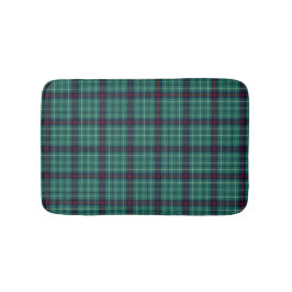 Blauwgroen Groen en Navy Blue Duncan Schots Plaid Badmat
