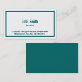 Blauwgroen Groen Grensjournalistiek Visitekaartje (Voorkant / Achterkant)